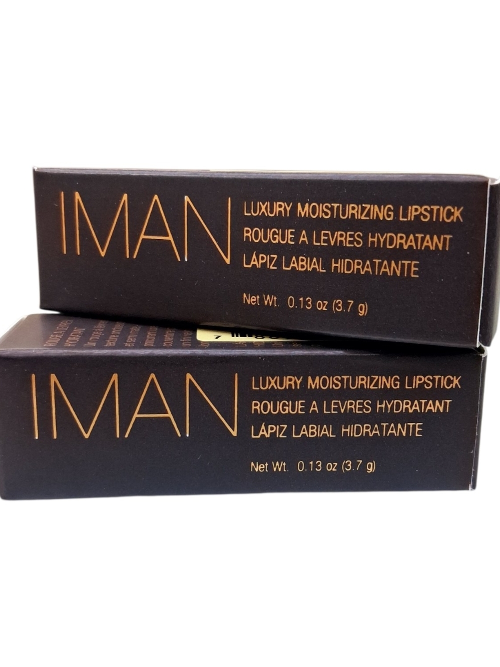 2-PK IMAN Luxury Moisturizing Lipstick 0.13oz - FLIRTATIOUS